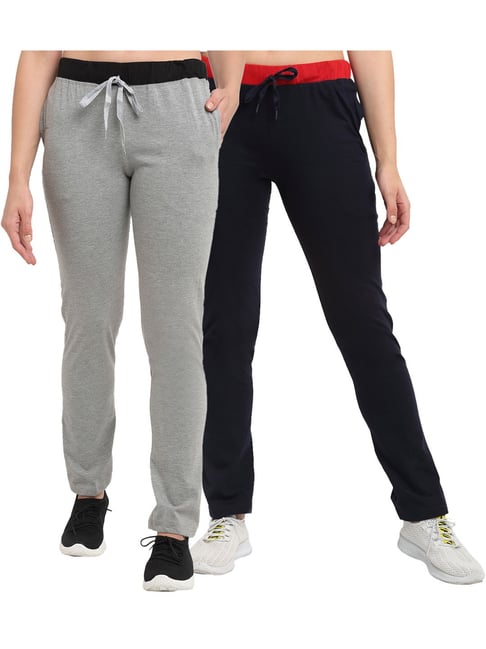 Adidas Grey Textured Workout Trackpants
