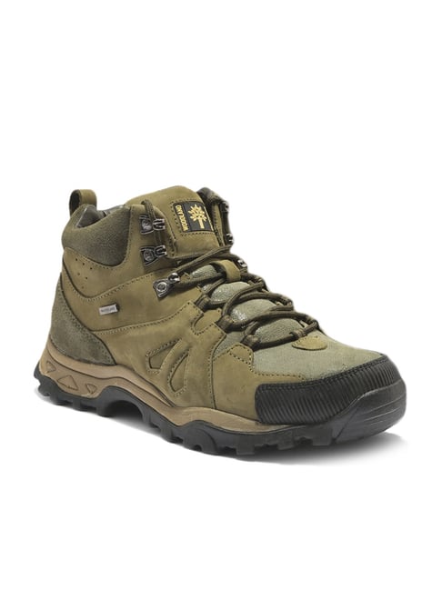olive green boots mens