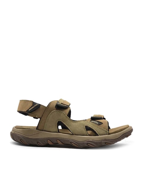 Woodland Men's Khaki Floater Sandals