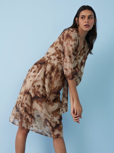 westside brown dress LONG JACKET - 87001 main image 0