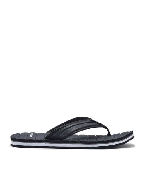 Woodland Men's Black Flip Flops-picture-24