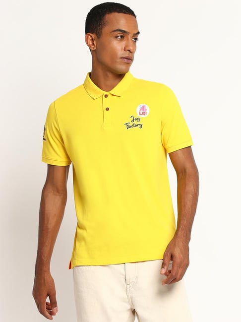 Lee Yellow Polo T-Shirt