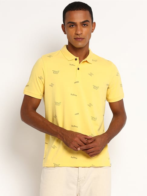 Lee Yellow Polo T-Shirt