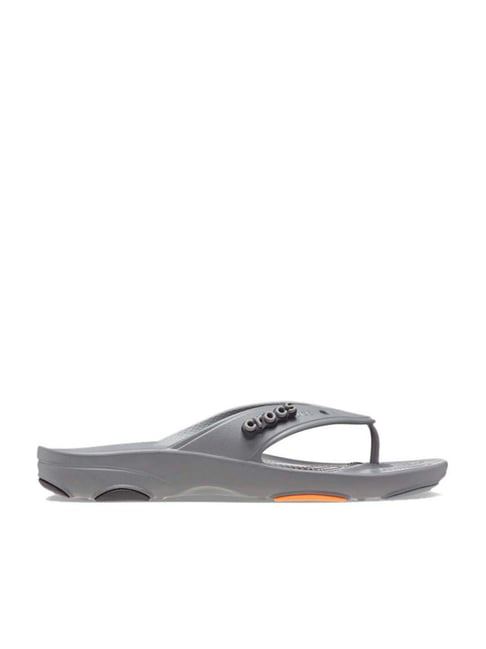 Crocs Men's Classic Slate Grey Flip Flops