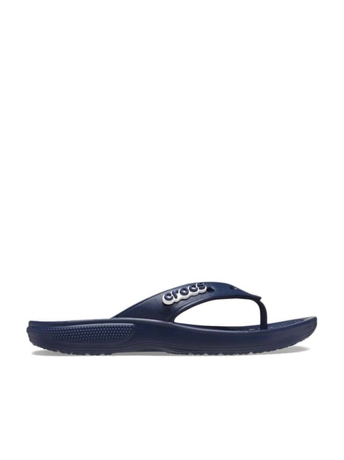 Crocs Men's Classic Navy Flip Flops