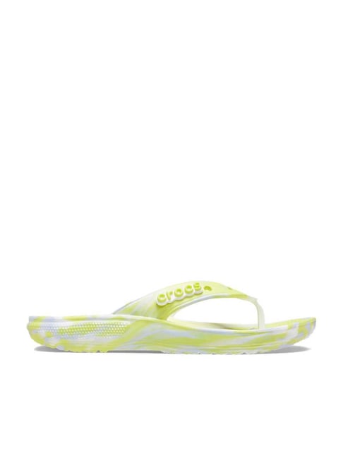 Crocs Men's Classic White Flip Flops