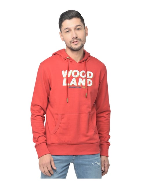 Woodland Red Hooded Sweatshirt-picture-17