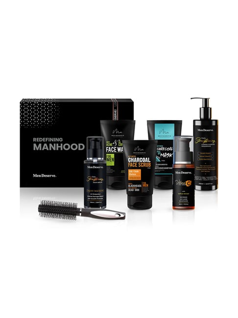 Hair Growth and Acne Control Men Grooming Kit for Face and Hair Care