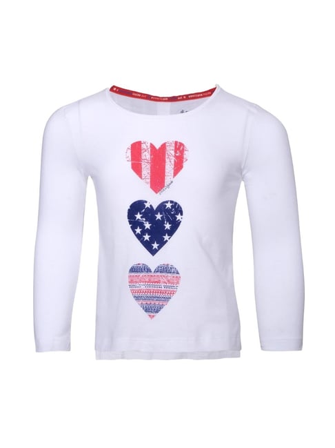 Jockey Kids White Printed T-Shirt-picture-22