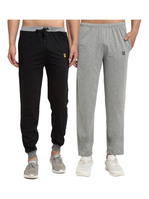 Buy ONE SKY Track Pant for Men, Versatile Joggers, Breathable Cargo Lower,  Durable Sports Trackpants, Stretchable Waistline & 2 Pockets,  Cotton+Polyester+Spandex Loungewear, Easy Care Night Pant (Black) Online at  Best Prices in