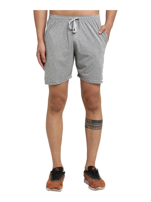 Vimal Jonney Grey Regular Fit Shorts-picture-28