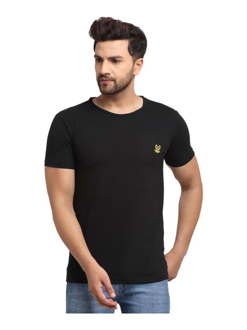Vimal Jonney Black Regular Fit T-Shirt-picture-30