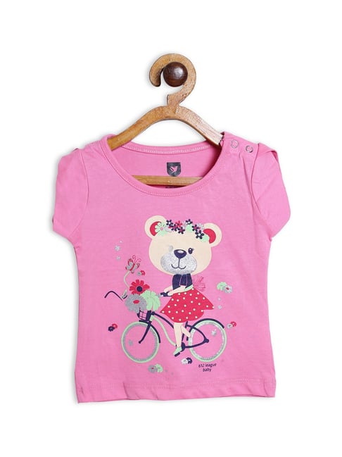 612 League Kids Pink Printed Top