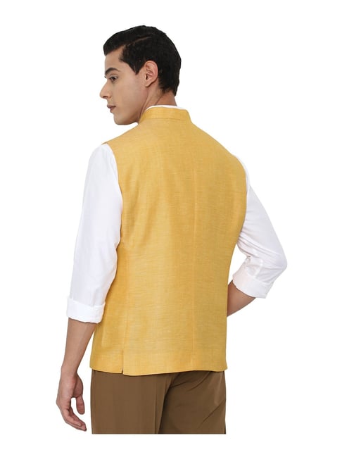 Buy Allen Solly Junior Green Cotton Nehru Jacket for Boys Clothing Online @  Tata CLiQ