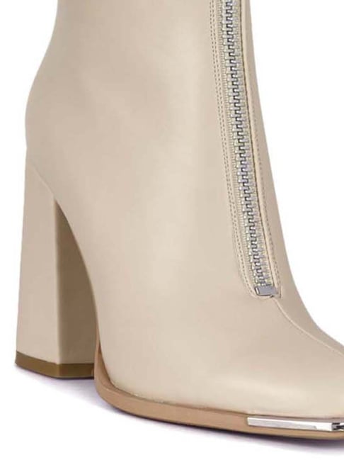 Buy London Rag Women's Beige Casual Booties for Women at Best