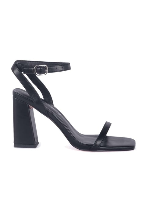 Buy MAEVE & SHELBY Women Party Wear Heeled Sandals (Black) - UK 3 Online at  Best Prices in India - JioMart.