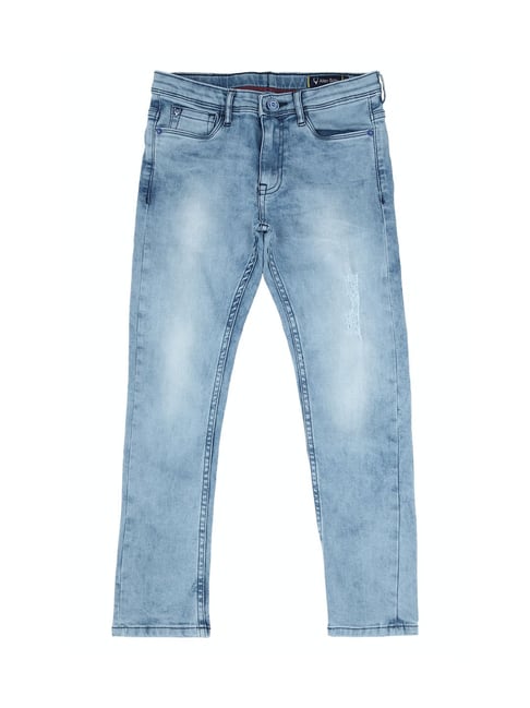 Allen Solly Junior Blue Solid Jeans