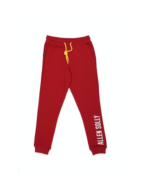 Allen Solly Junior Red Graphic Print Joggers