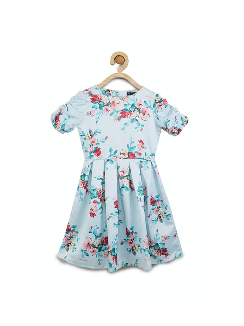 Allen Solly Junior Blue Floral Print Dress