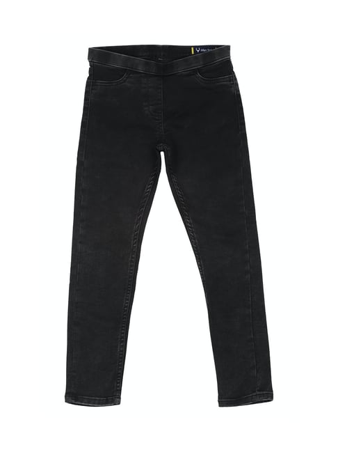 Allen Solly Junior Black Solid Jeans