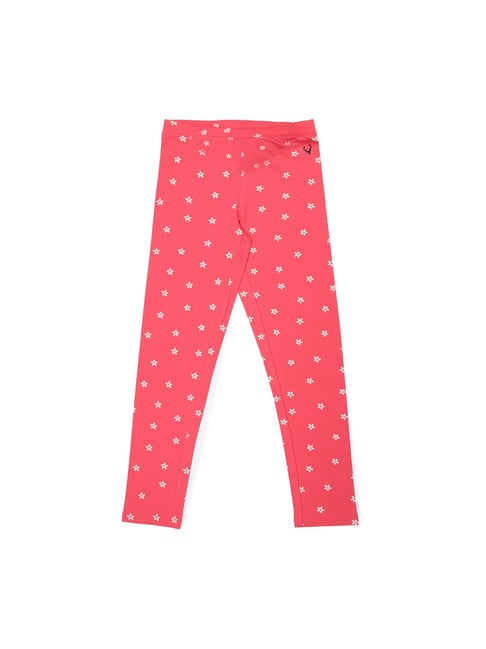 Allen Solly Junior Pink Printed Leggings