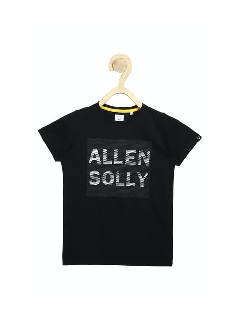 Allen Solly Junior Black Graphic Print T-Shirt