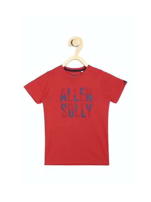 Allen Solly Junior Red Graphic Print T-Shirt