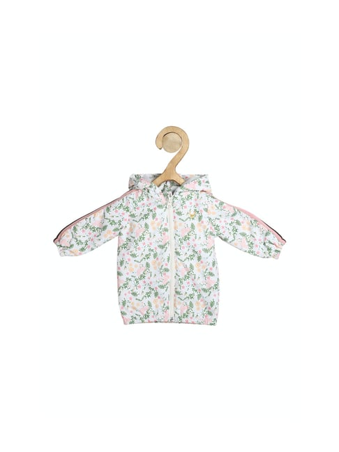 Allen Solly Junior White Printed Jacket