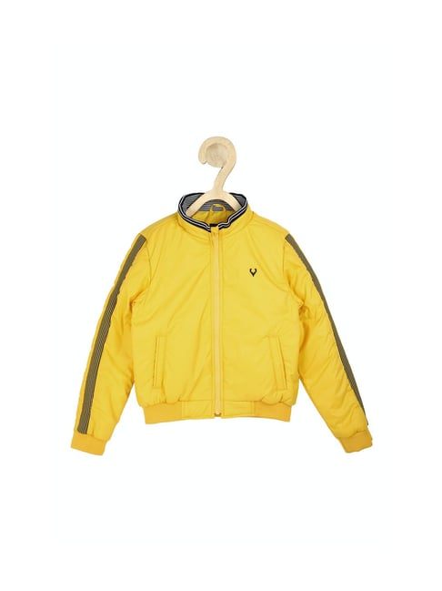 Buy Men Yellow Print Casual Jacket Online - 788975 | Peter England
