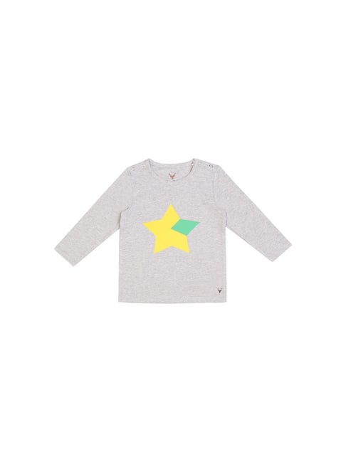 Allen Solly Junior Grey Printed T-Shirt