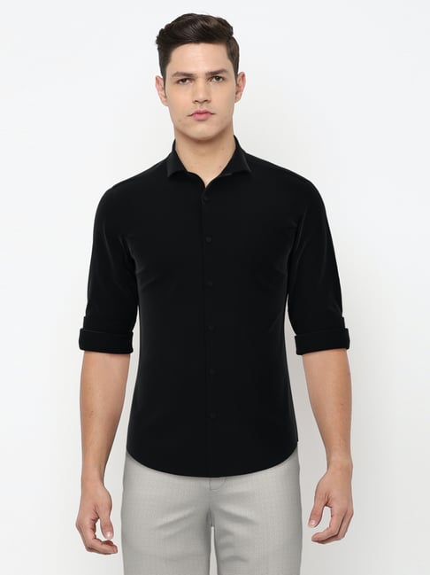 Peter england hot sale black shirt