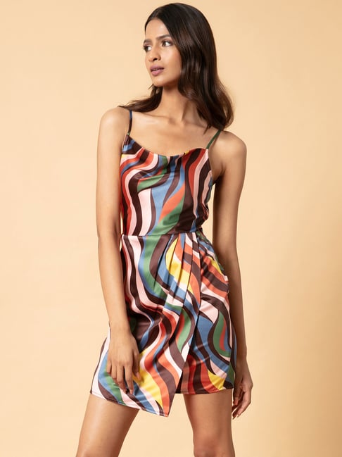 Twenty Dresses Multicolor Printed Dress Price in India