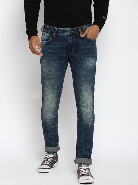 Wrangler Blue Skinny Fit Jeans