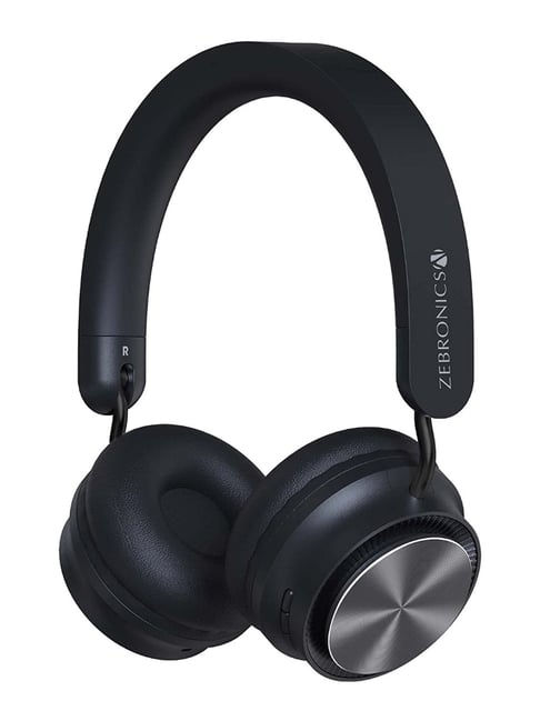 Zebronics Zeb-Bang Pro On The Ear Wireless Headphone with Mic (Black)