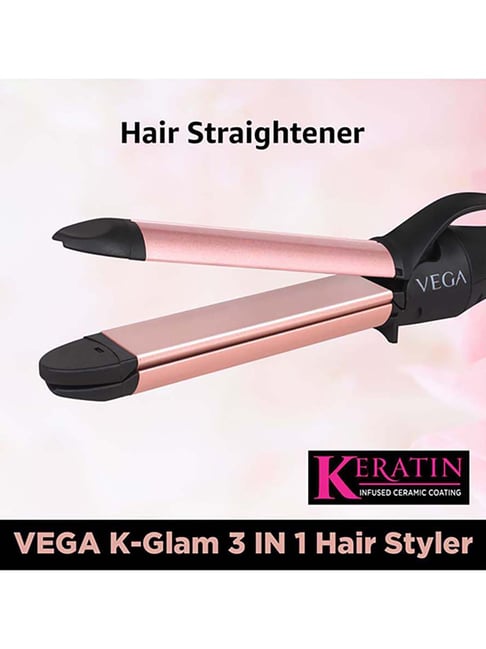 Buy VEGA Women Black  Purple Glam Flat Hair Straightener VHSH 19  Hair  Appliance for Women 5910966  Myntra