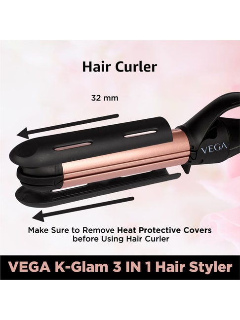 VEGA 3 in 1 Hair Styler  Straightener Curler and Crimper VHSCC01   Insta Glam 1000 Hair Dryer VHDH20 Personal Care Appliance Combo Price in  India  Buy VEGA 3 in 1