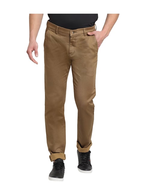 Buy Cantabil Men Beige Cotton Regular Fit Casual Trouser  (MTRC00046_Fawn_30) at Amazon.in