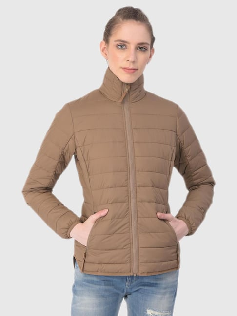 Woodland Beige Quilted Jacket