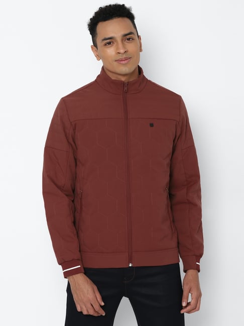 Allen solly 2025 maroon jacket