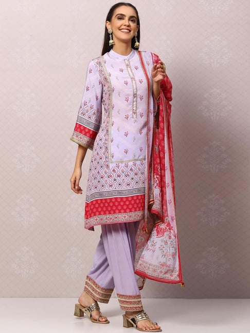 biba kurta salwar dupatta set