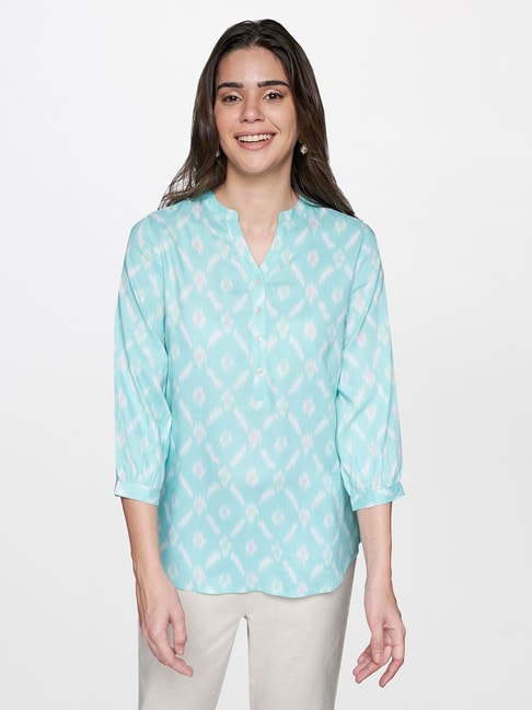 ITSE Mint Printed Top Price in India