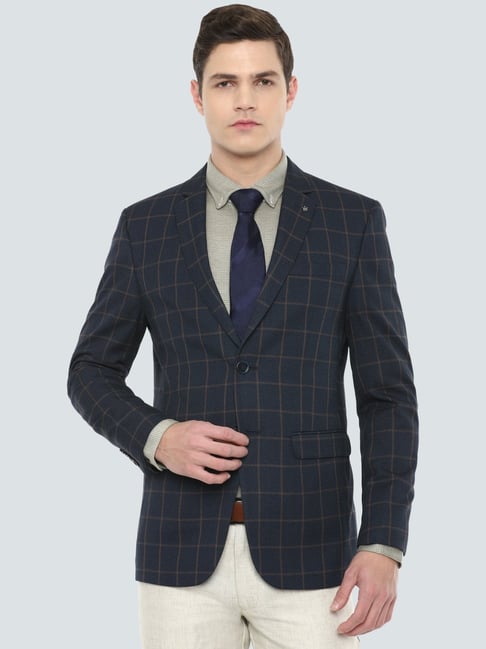 Formal shop check blazer