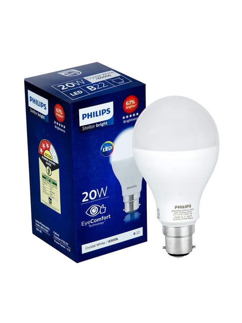 Buy Philips B22 Crystal White LED Bulb 9 W Online at Best Prices in India -  JioMart.