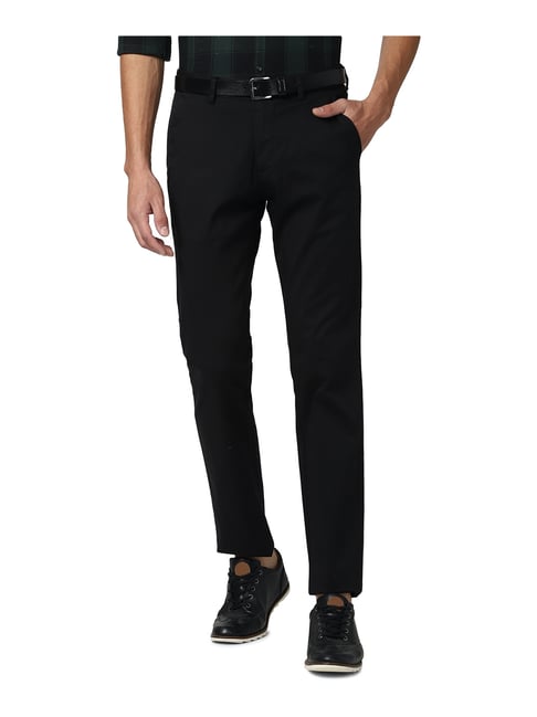 Peter England Formal Trousers  Buy Peter England Men Black Formal Trousers  Online  Nykaa Fashion