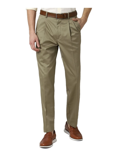Buy Men Black Solid Super Slim Fit Formal Trousers Online - 750674 | Peter  England