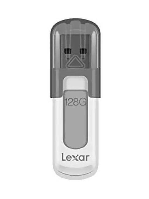 Lexar V100 128GB USB 3.0 Flash Drive (Grey)