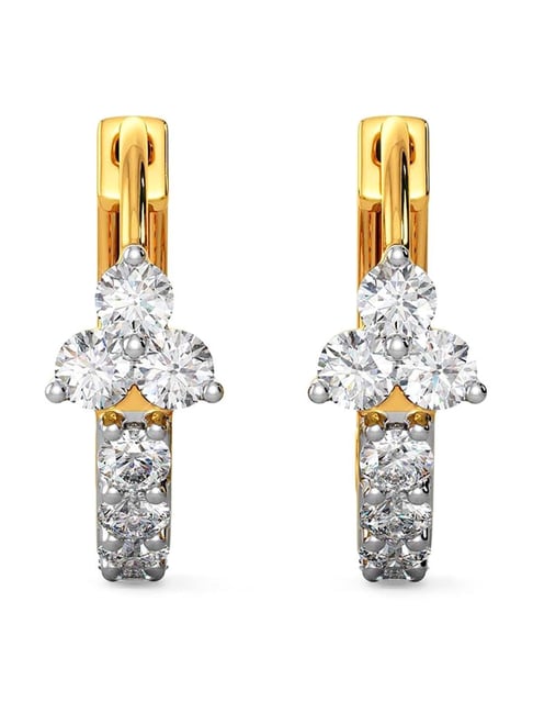 3 Stone Petite Diamond Huggie Fashion Earrings - 677V8SDADFGERWG –  Sierra-West