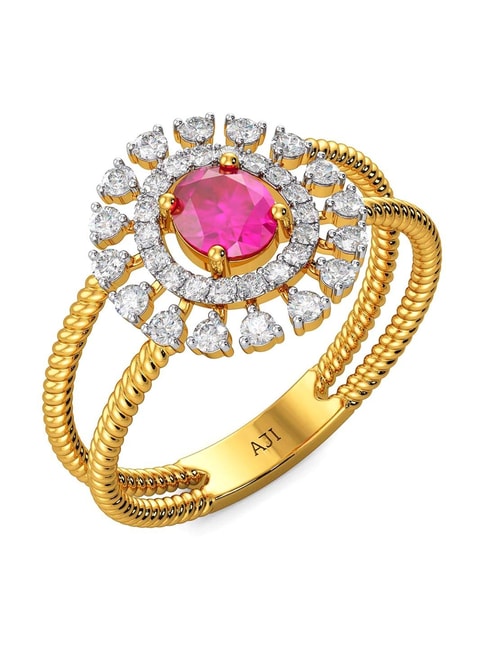 Buy Glamorous Rose Gold Ring For Women Online | ORRA
