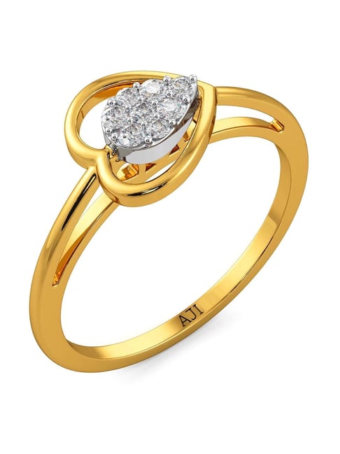 Buy Single Red Stone Diamond Ring - Joyalukkas