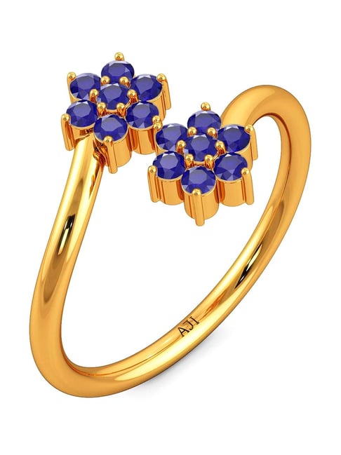 Joyalukkas 22kt (916) Yellow & White Gold Ring: Buy Online at Best Price in  UAE - Amazon.ae